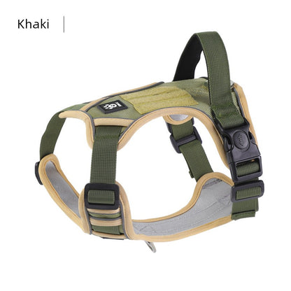 Pet Hand Holding Rope Vest-Style Dog Breast Strap Medium Large Dog Dog Leash Explosion-Proof Dog Hand Holding Rope