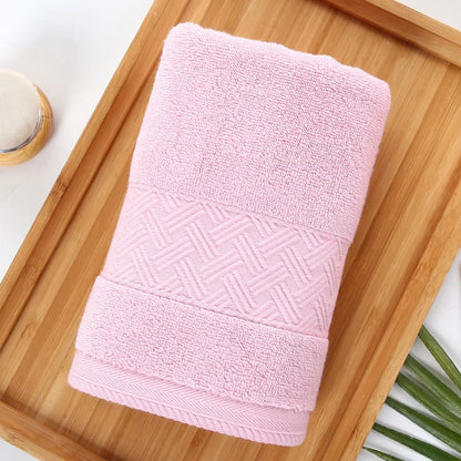 100% Cotton Towels Set, Highly Absorbent Bath Towel Set  Washcloths  Bath Towels Hand Towels Home Hotel Adult Bath Towel