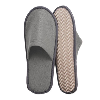 Women Men Disposable Slippers Non-Slip Hotel Travel Slipper Home Indoor Guest Slippers Unisex Closed Toe Shoes Salon Homestay