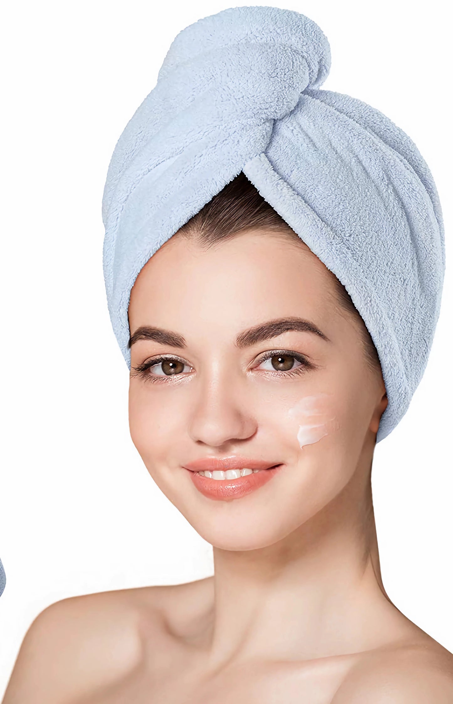 Towel Dry Hair Cap Microfiber Hair Drying Wrap Strong Water Absorbent Triangle Shower Hat