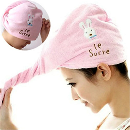 Cap Microfiber Bath Towel Towel Hair Dry Hat Quick Drying Cap Lady's Bath Tool Random Color 1 Pc