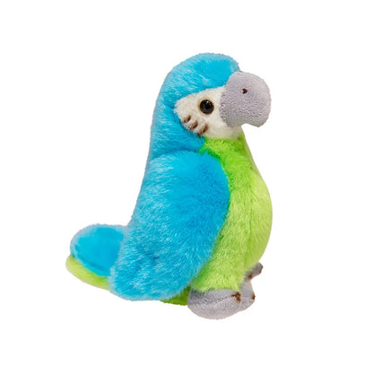 12CM Magnetic Simulation Parrot Plush Toy Stuffed Soft Animal Pillow Fun Toys Home Decro Girls Birthday Christmas Gifts