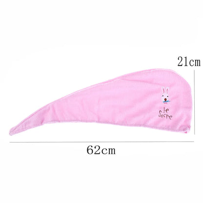 Cap Microfiber Bath Towel Towel Hair Dry Hat Quick Drying Cap Lady's Bath Tool Random Color 1 Pc