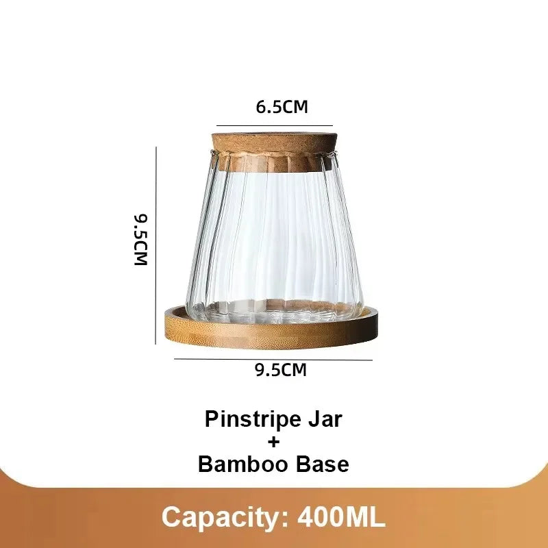 2/1Pcs Transparent Small Vase For Home Decoration Hydroponic Plants Glass Flower Pots Garden Decor With Base Tray Plant Pots