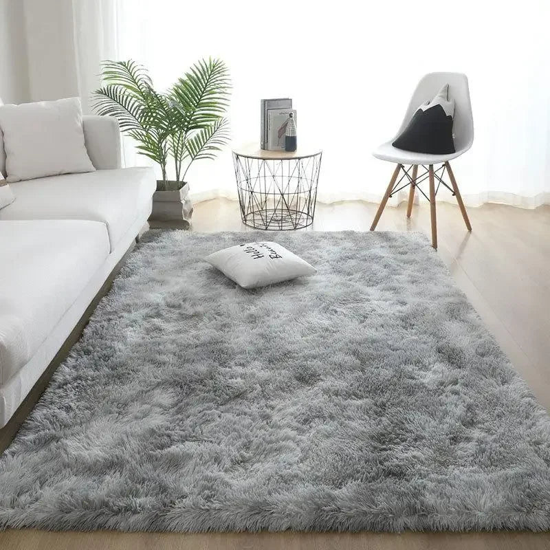 Pink Bedroom Carpet For Children's Room Cute Girls Floor Soft Mat Living Room Decoration White Fluffy Large Kids Bedside Rugs