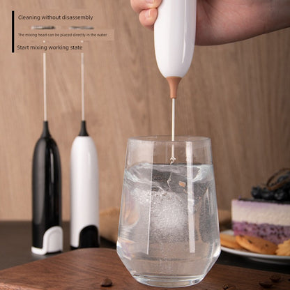 Coffee Milk Frother Mixer Rechargeable Egg Beater Electric For Home Handheld Baking Beat up the Cream Cake Hair