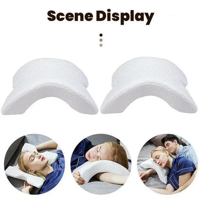 Memory foam adult couple pillow, slow rebound pillow, sleep memory pillow leg hug pillow, anti hand numbness, home couple pillow