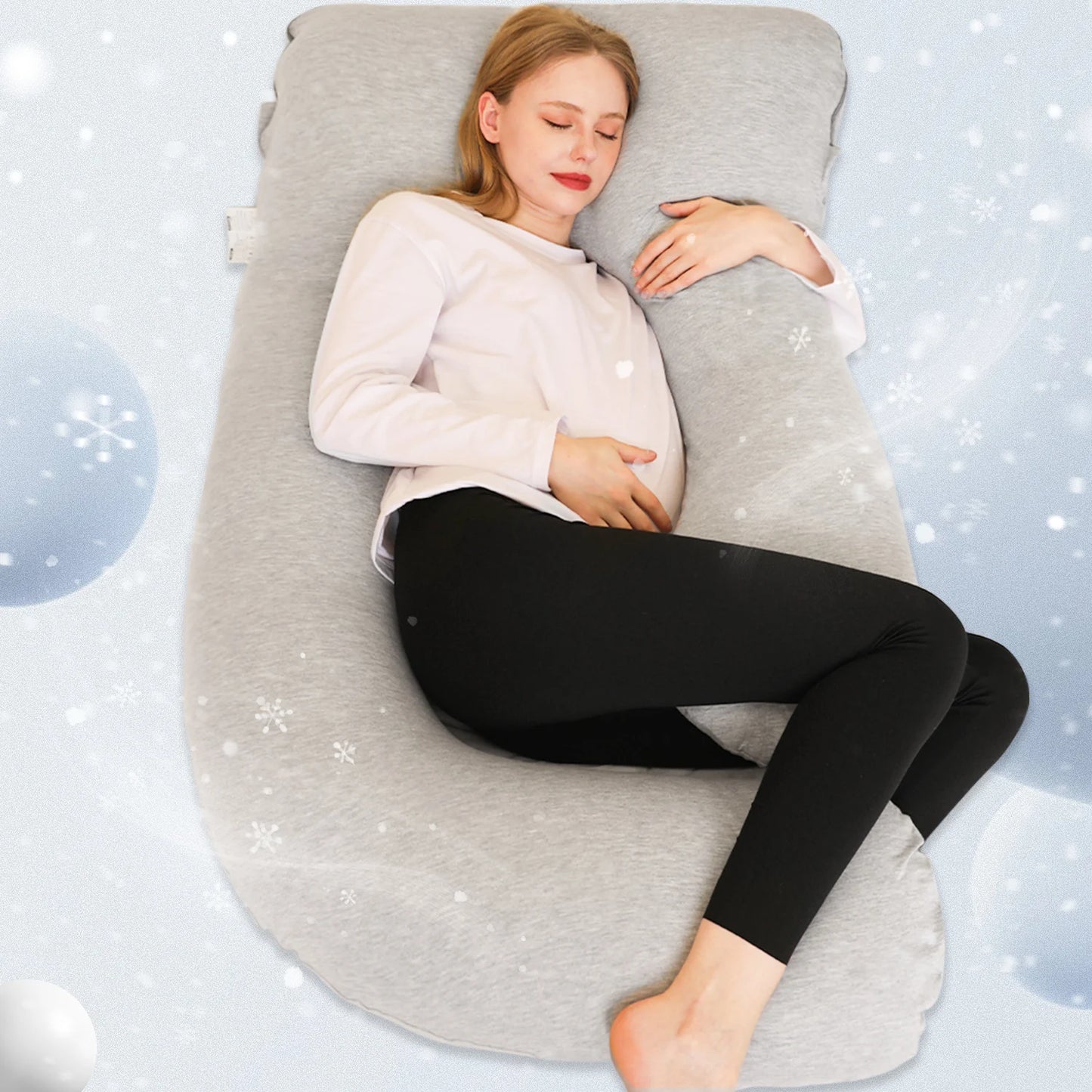 Pregnancy Pillows for Sleeping Large, Body Pillows for Adults, Valentine's Day Gifts