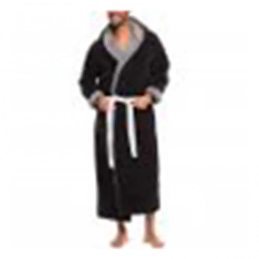 Bathrobe Clothes Nightgown Sleepwear Casual Long Sleeve Mens Man Winter Warm Flannel Robe Plush Shawl Male Bath Robe Lounge Home