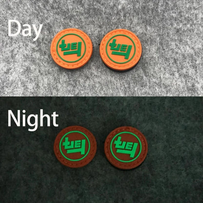 Custom PVC Patches Personalized 3d Solid Rubber Badges With Hook and Loop Backing Tactical Silicone Emblems Wholesale 50PCS DIY