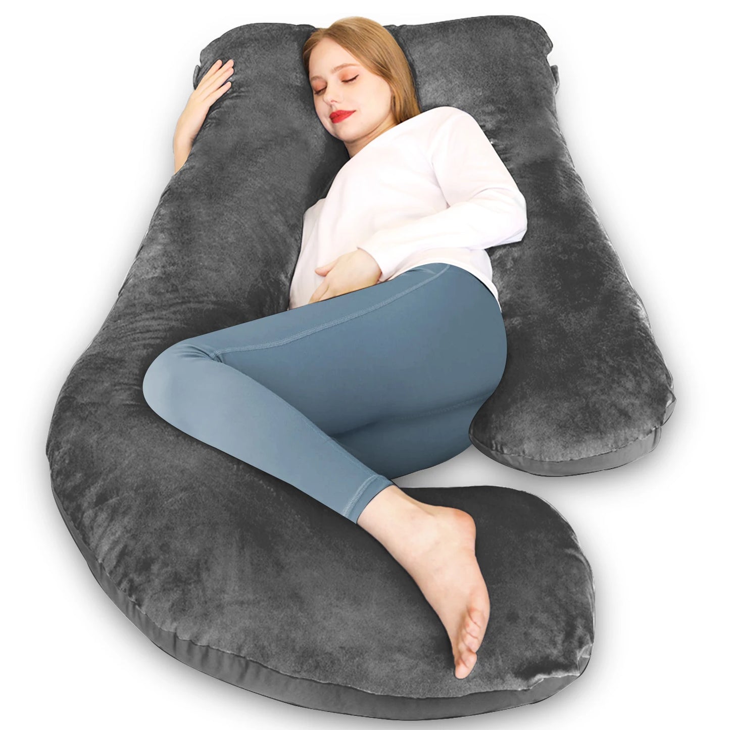 Pregnancy Pillows for Sleeping Large, Body Pillows for Adults, Valentine's Day Gifts