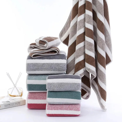 New Home Soft and Comfortable Bath Towels for Men and Women, Absorbent and Comfortable Couple's Large Towels, Wrapping Towels