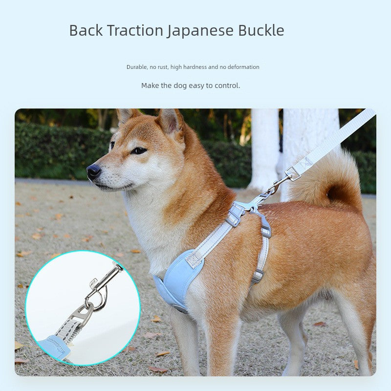 Dog Hand Holding Rope X-Shaped Chest Protector Strap Small and Medium Dogs Jarre Aero Bull Shiba Inu Dog Leash Dog Chain Pet Hand Holding Rope