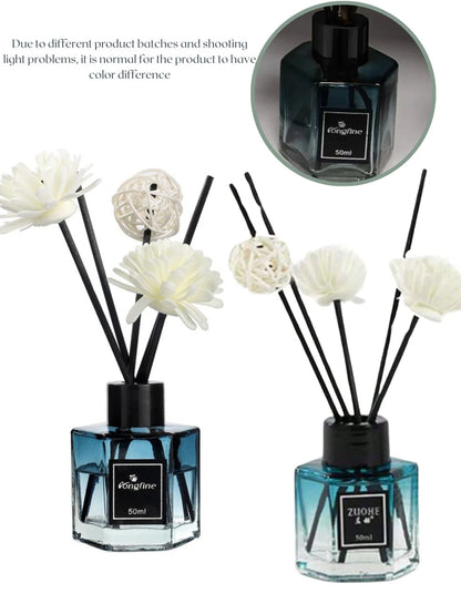 50ml Natural Essential Oils Air Freshener Romantic Aromatherapy Kits Gift Box Lavender Bergamot For Diffuser Home Bedroom Office