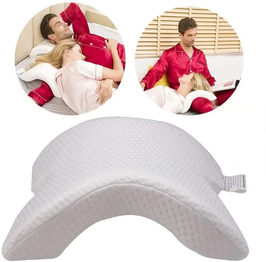 U-Shaped Curved Orthopedic Pillow for Sleep Memeory Foam Hand Hollow Orthopedic Products Neck Travel Side Sleepers Neck massage