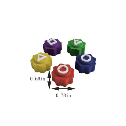 15/5PCS New gonggi quid Game korean game stones set,Korean Traditional Play Game Gonggi Jack Stone Pebbles Set w/Round Case